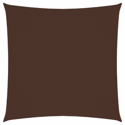 vidaXL Sunshade Sail Oxford Fabric Square 4x4 m Brown Patio Sunscreen Canopy