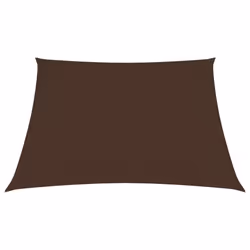 vidaXL Sunshade Sail Oxford Fabric Square 4x4 m Brown Patio Sunscreen Canopy