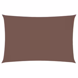 vidaXL Sunshade Sail Oxford Fabric Rectangular 2x4 m Brown Patio Shade Canopy