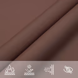 vidaXL Sunshade Sail Oxford Fabric Rectangular 2x4.5 m Brown Sunscreen Canopy