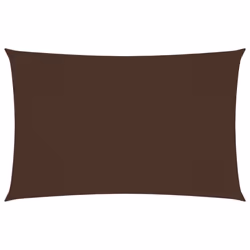 vidaXL Sunshade Sail Oxford Fabric Rectangular 2x5 m Brown Sunscreen Canopy
