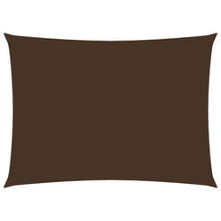 vidaXL Sunshade Sail Oxford Fabric Rectangular 2.5x3.5 m Brown Patio Sunscreen