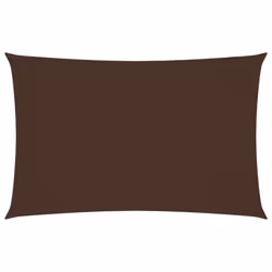 vidaXL Sunshade Sail Oxford Fabric Rectangular 2.5x5 m Brown Sunscreen Canopy