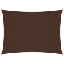 vidaXL Sunshade Sail Oxford Fabric Rectangular 5x6 m Brown Sunscreen Canopy