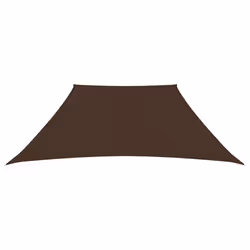 vidaXL Sunshade Sail Oxford Fabric Trapezium 2/4x3 m Brown Sunscreen Canopy - Additional view 2