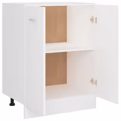 vidaXL Bottom Cabinet White Engineered Wood Cupboard Sideboard Storage Cabinet - Additional view 5