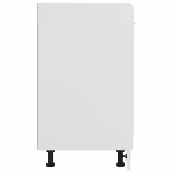 vidaXL Bottom Cabinet White Engineered Wood Cupboard Sideboard Storage Cabinet - Additional view 7