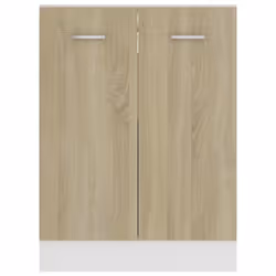 vidaXL Bottom Cabinet Sonoma Oak Engineered Wood Cupboard Sideboard Cabinet - Additional view 6