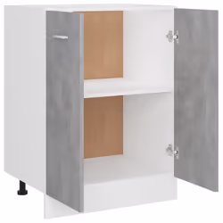 vidaXL Bottom Cabinet Concrete Grey Engineered Wood Cupboard Sideboard Cabinet - Additional view 5