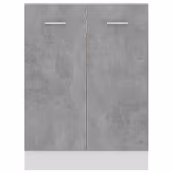 vidaXL Bottom Cabinet Concrete Grey Engineered Wood Cupboard Sideboard Cabinet - Additional view 6