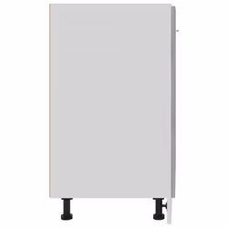 vidaXL Bottom Cabinet Concrete Grey Engineered Wood Cupboard Sideboard Cabinet - Additional view 7