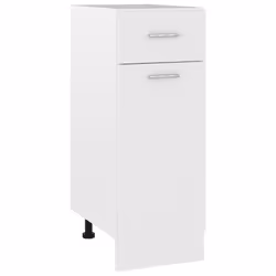 vidaXL Kitchen Cabinet White Engineered Wood Cupboard Sideboard Side Cabinet