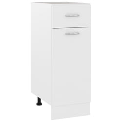 vidaXL Kitchen Cabinet White Engineered Wood Cupboard Sideboard Side Cabinet