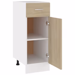 vidaXL Kitchen Cabinet Sonoma Oak Engineered Wood Cupboard Sideboard Cabinet - Additional view 6