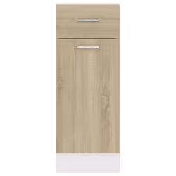 vidaXL Kitchen Cabinet Sonoma Oak Engineered Wood Cupboard Sideboard Cabinet - Additional view 8