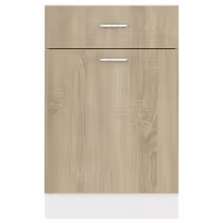 vidaXL Kitchen Cabinet Sonoma Oak Engineered Wood Kitchen Storage Organiser - Additional view 8
