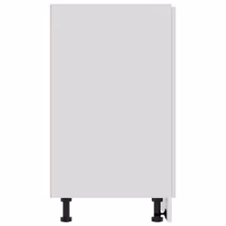 vidaXL Drawer Bottom Cabinet Storage Cabinet Sideboard White Engineered Wood - Additional view 10