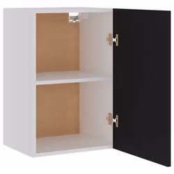 vidaXL Kitchen Cabinet Black Engineered Wood Kitchen Storage Shelf Organiser - Additional view 6