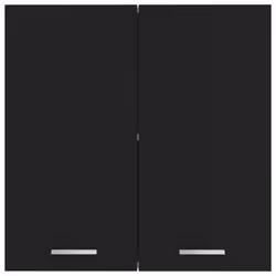 vidaXL Kitchen Cabinet Black Engineered Wood Kitchen Storage Shelf Organiser - Additional view 6
