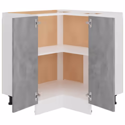 vidaXL Kitchen Cabinet Concrete Grey Engineered Wood Kitchen Storage Organiser - Additional view 5