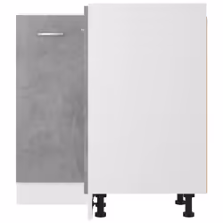 vidaXL Kitchen Cabinet Concrete Grey Engineered Wood Kitchen Storage Organiser - Additional view 7