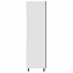 vidaXL Kitchen Cabinet Black Engineered Wood Cupboard Sideboard Side Cabinet - Additional view 6
