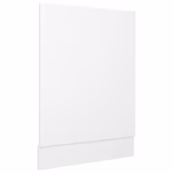vidaXL Front Dishwasher Panel White Engineered Wood Cabinet Part Protector