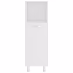 vidaXL Bathroom Cabinet White Engineered Wood Washroom Cupboard Under Basin - Additional view 5