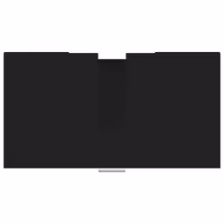 vidaXL Bathroom Cabinet Black Engineered Wood Home Cupboard Rack Storage Unit - Additional view 6