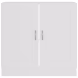 vidaXL Book Cabinet White Engineered Wood Bookshelf Bookcase Storage Sideboard - Additional view 5