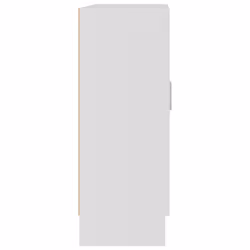 vidaXL Book Cabinet White Engineered Wood Bookshelf Bookcase Storage Sideboard - Additional view 6