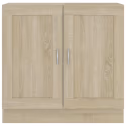 vidaXL Book Cabinet Sonoma Oak Engineered Wood Bookshelf Storage Sideboard - Additional view 6