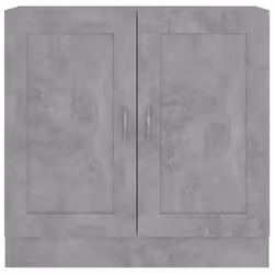 vidaXL Book Cabinet Concrete Grey Engineered Wood Bookshelf Bookcase Sideboard - Additional view 5