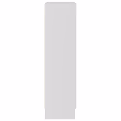 vidaXL Book Cabinet White Engineered Wood Bookshelf Bookcase Storage Sideboard - Additional view 7