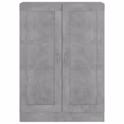 vidaXL Book Cabinet Concrete Grey Engineered Wood Bookshelf Rack Sideboard - Additional view 6