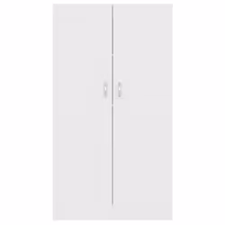 vidaXL Book Cabinet White Engineered Wood Storage Rack Sideboard Highboard - Additional view 6