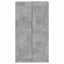 vidaXL Book Cabinet Concrete Grey Engineered Wood Bookshelf Storage Sideboard - Additional view 5