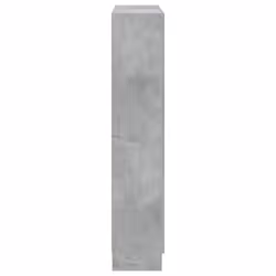 vidaXL Book Cabinet Concrete Grey Engineered Wood Bookshelf Storage Sideboard - Additional view 7