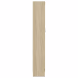 vidaXL Book Cabinet Sonoma Oak Engineered Wood Bookcase Storage Sideboard - Additional view 7
