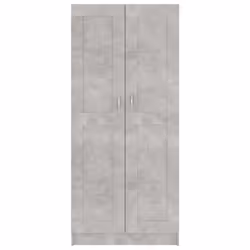 vidaXL Book Cabinet Concrete Grey Engineered Wood Bookshelf Rack Sideboard - Additional view 5