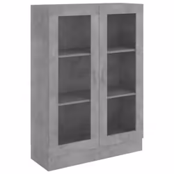 VidaXL 802754, Grey, Wood, Wood, Glass, Wood, 825 mm, 305 mm