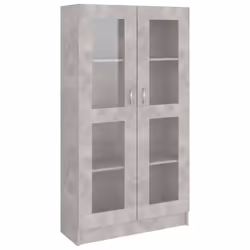 VidaXL 802763, Grey, Wood, Wood, Glass, Wood, 825 mm, 305 mm