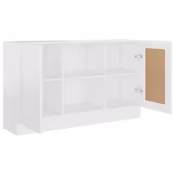 vidaXL Sideboard White Engineered Wood Storage Cupboard Side Buffet Cabinet - Additional view 6