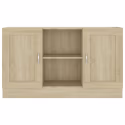 vidaXL Sideboard Sonoma Oak Engineered Wood Storage Cupboard Buffet Cabinet - Additional view 6