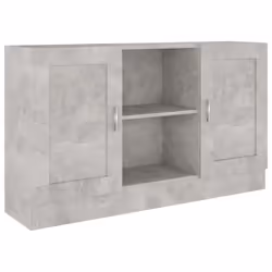vidaXL Sideboard Concrete Grey Engineered Wood Storage Cupboard Side Cabinet