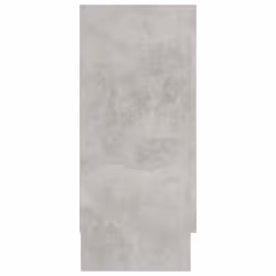vidaXL Vitrine Cabinet Concrete Grey Engineered Wood Storage Side Cupboard - Additional view 7