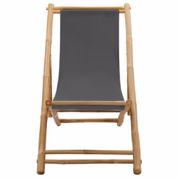 VidaXL 313018 outdoor chair Terrace Padded seat Bamboo, Polyester