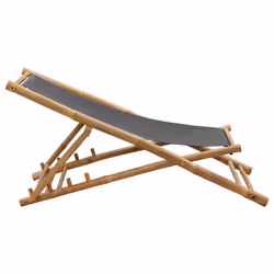 VidaXL 313018 outdoor chair Terrace Padded seat Bamboo, Polyester - Additional view 5