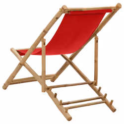 VidaXL 313020 outdoor chair Terrace Padded seat Bamboo, Polyester - Additional view 4