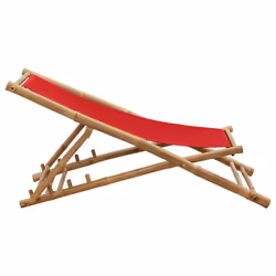 VidaXL 313020 outdoor chair Terrace Padded seat Bamboo, Polyester - Additional view 5